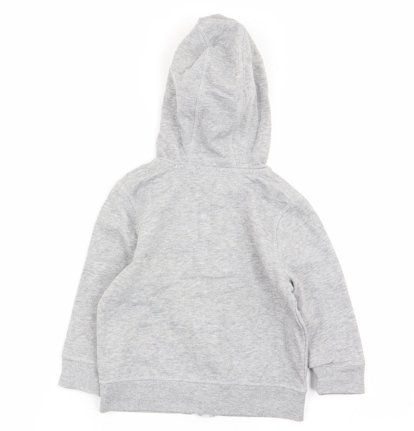 Asda George Boys Grey   Full Zip Jumper Size 2-3 Years