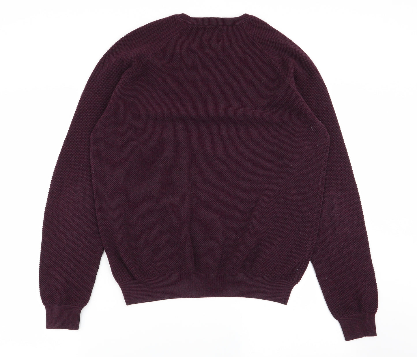 Burtons Menswear Mens Purple   Pullover Jumper Size L