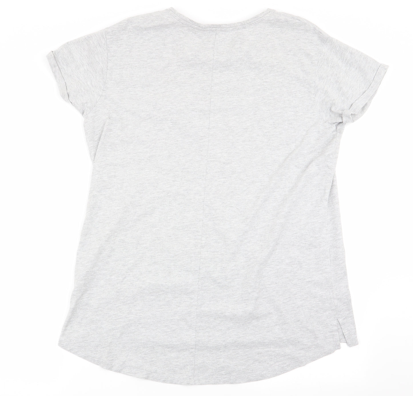 Yours Womens Grey   Basic T-Shirt Size 18