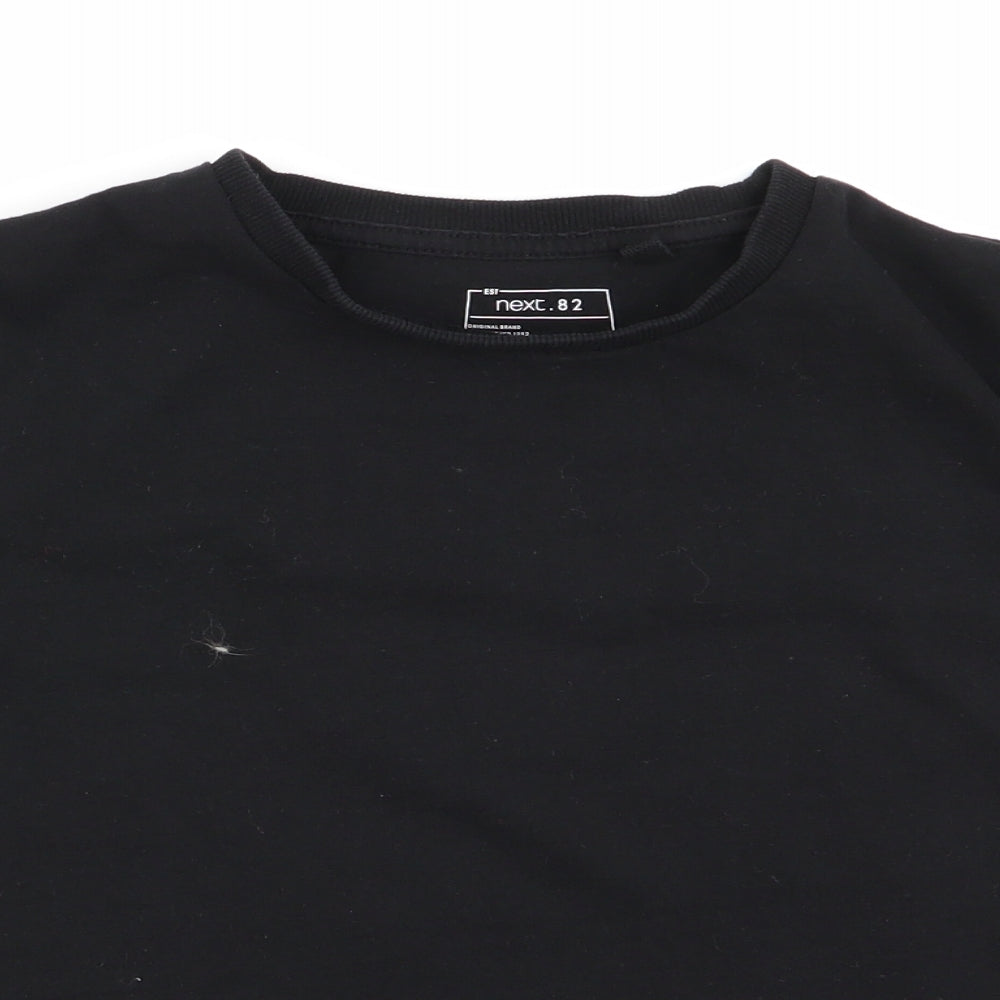 NEXT Boys Black   Basic T-Shirt Size 6 Years