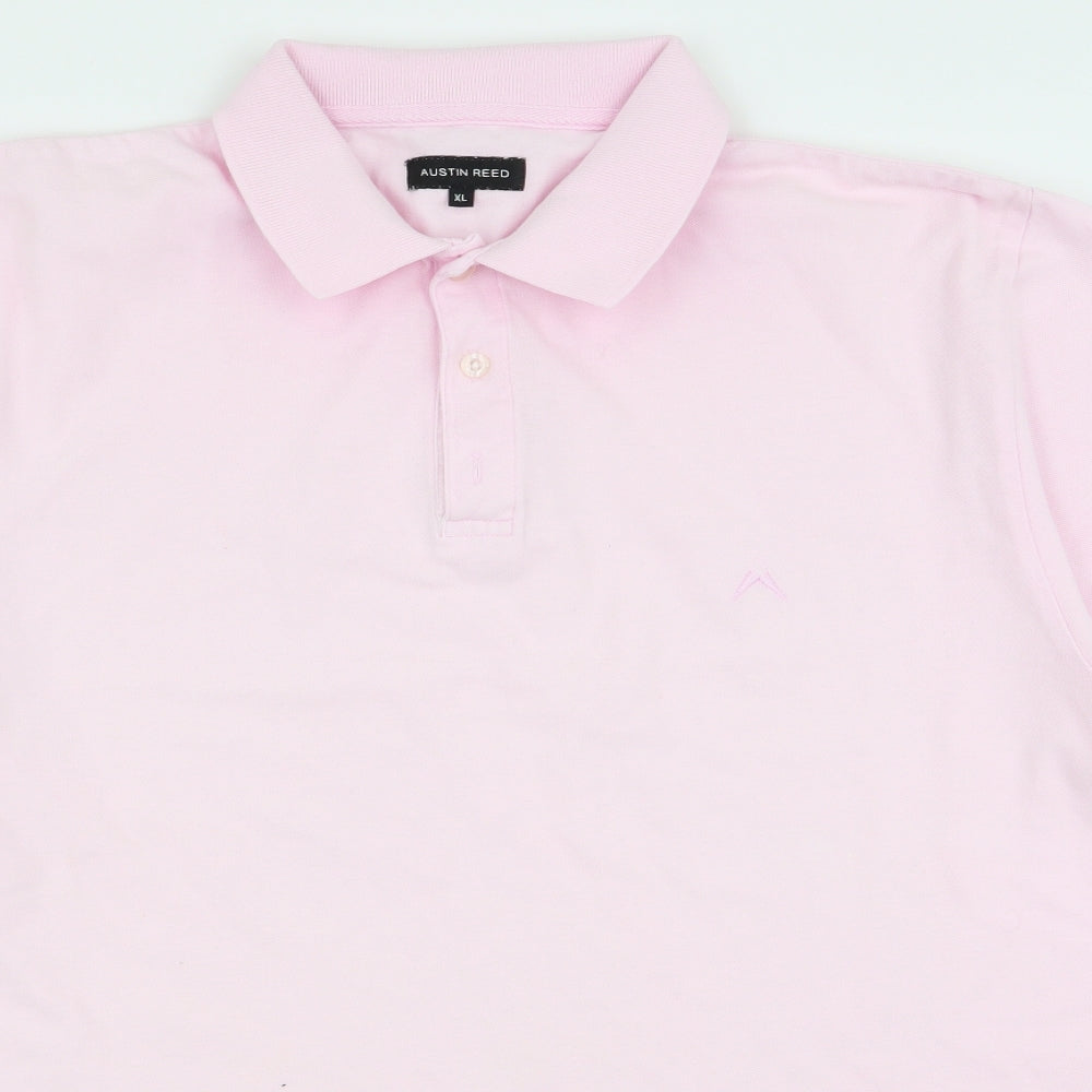 Austin Reed Mens Pink    Polo Size XL