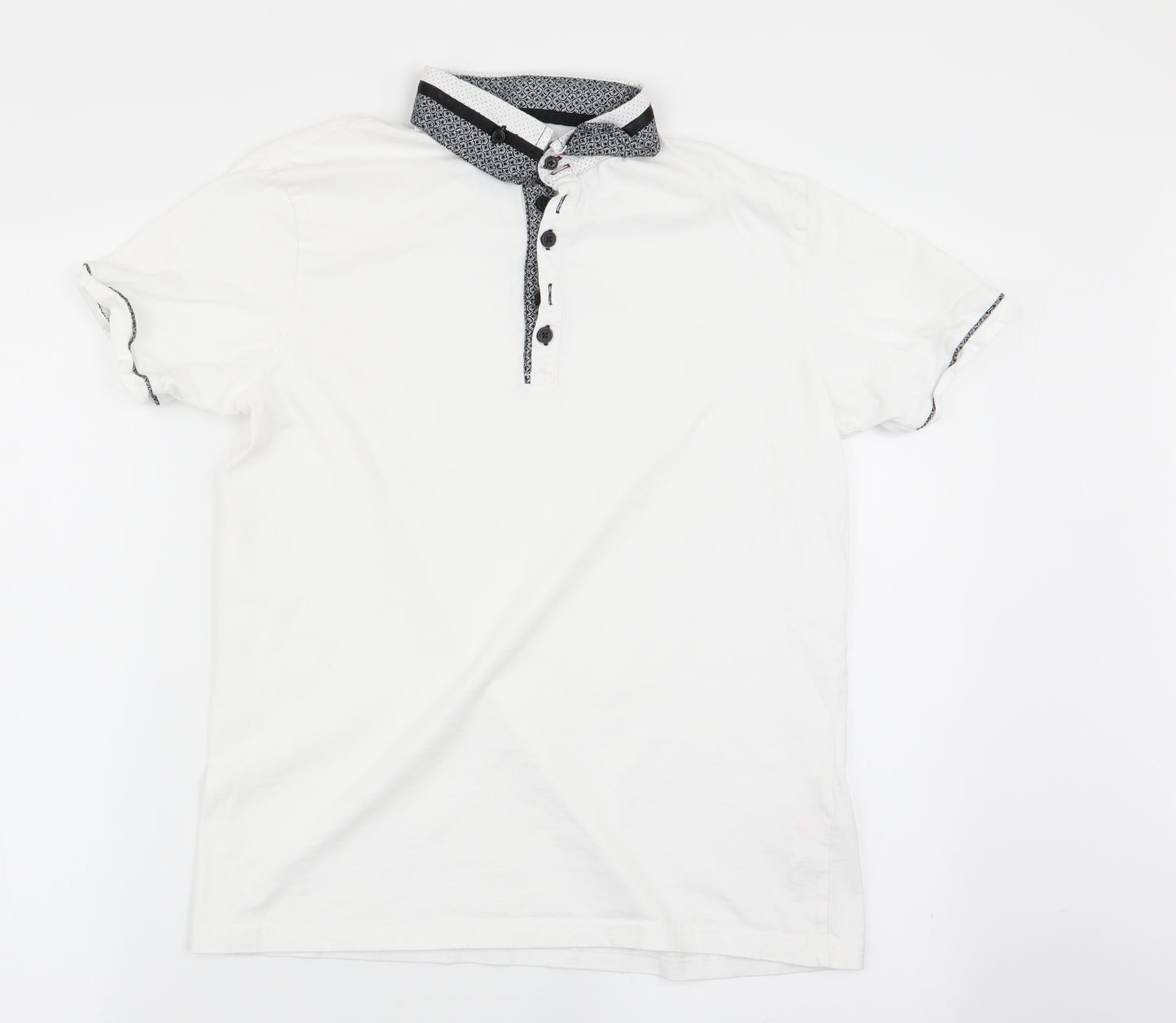 Burton menswear Mens White    Polo Size M