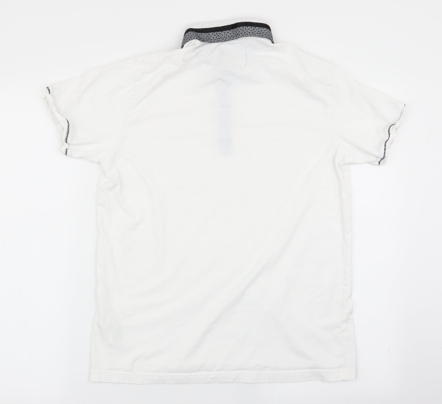 Burton menswear Mens White    Polo Size M