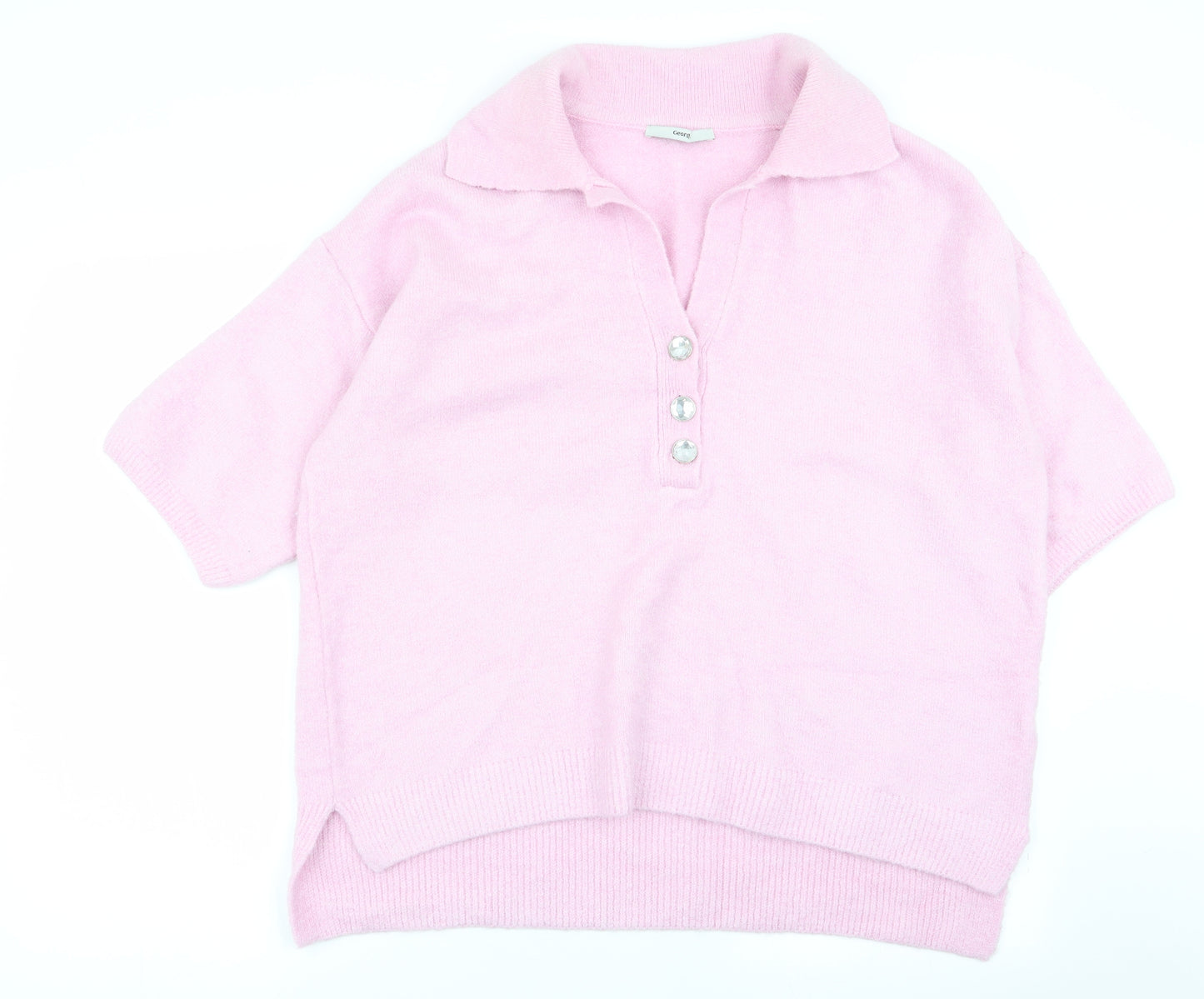 Asda George Womens Pink   Pullover Jumper Size L