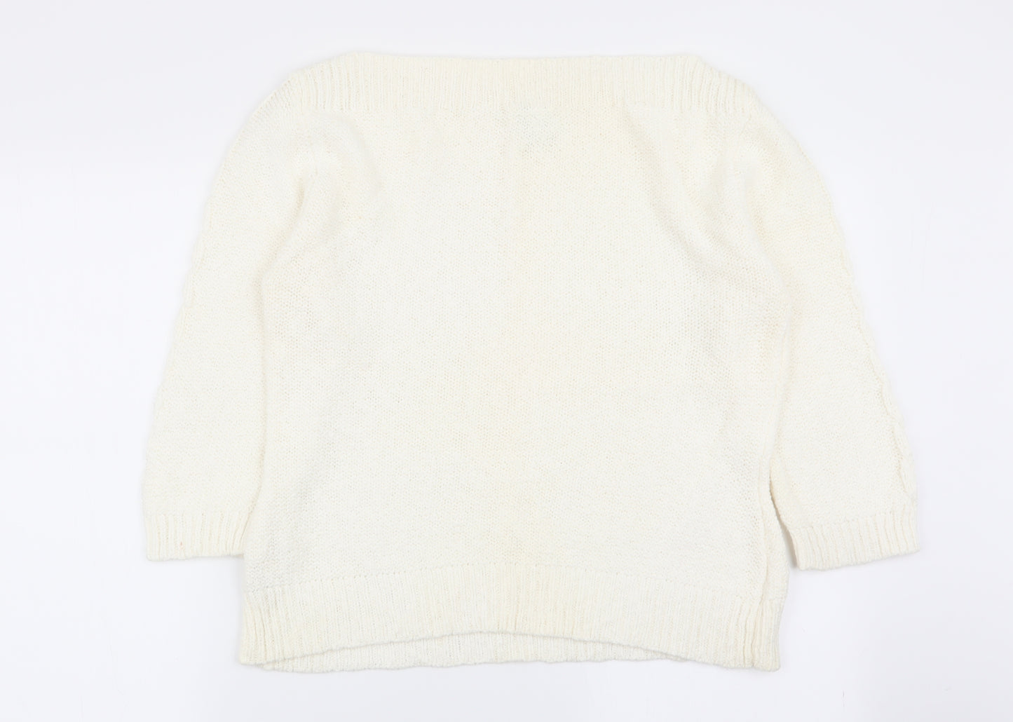 NEXT Womens Ivory   Pullover Jumper Size 18