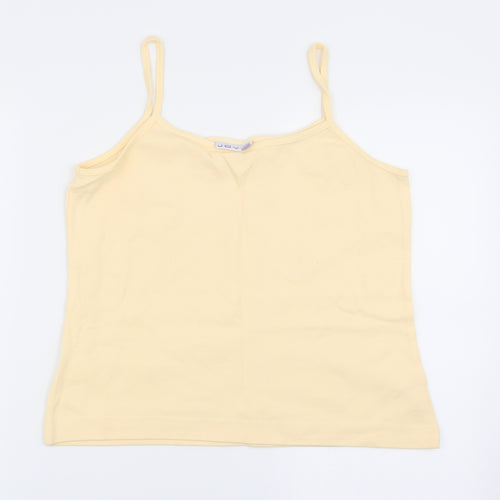 JDV Womens Yellow   Camisole Tank Size 16