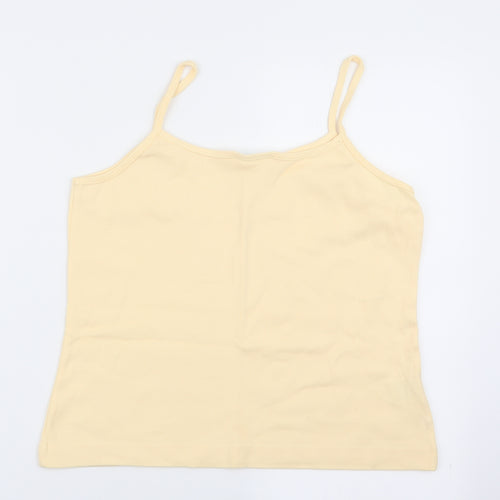 JDV Womens Yellow   Camisole Tank Size 16