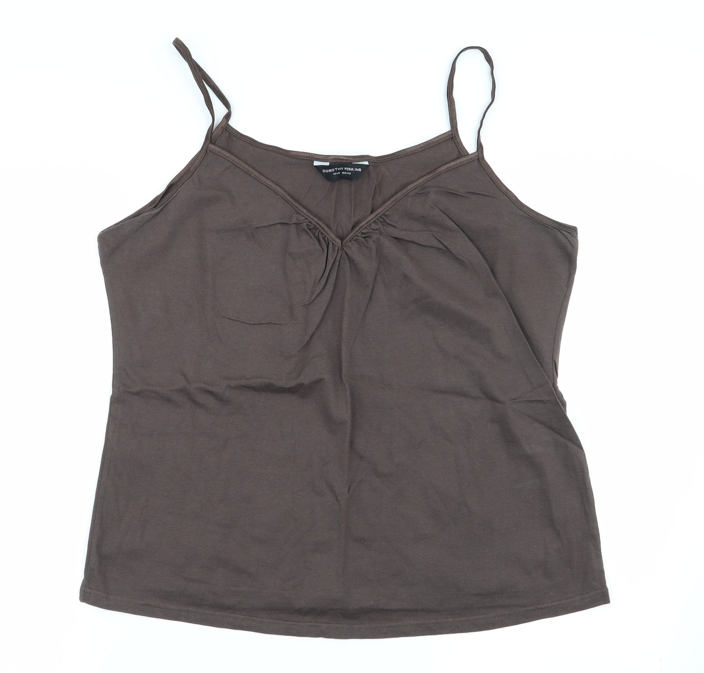 Dorothy Perkins Womens Brown   Camisole Tank Size 18