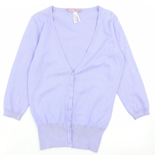 NEXT Womens Purple   Cardigan Jumper Size 10