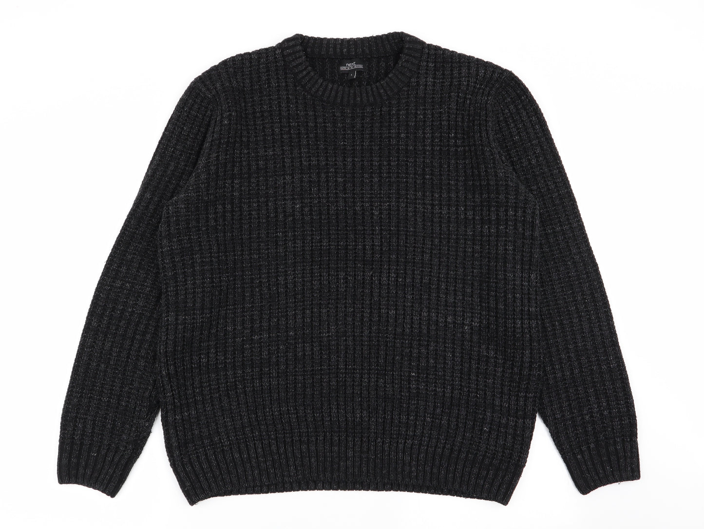 NEXT Mens Black   Pullover Jumper Size L