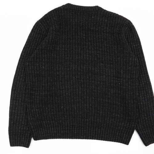 NEXT Mens Black   Pullover Jumper Size L