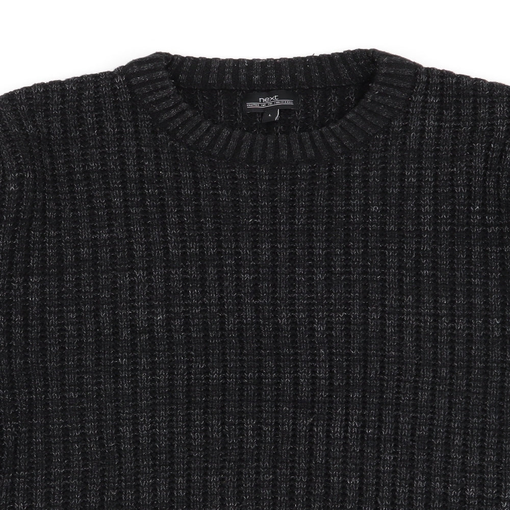 NEXT Mens Black   Pullover Jumper Size L
