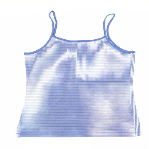 Asda George Womens Multicoloured Striped  Basic Tank Size 20