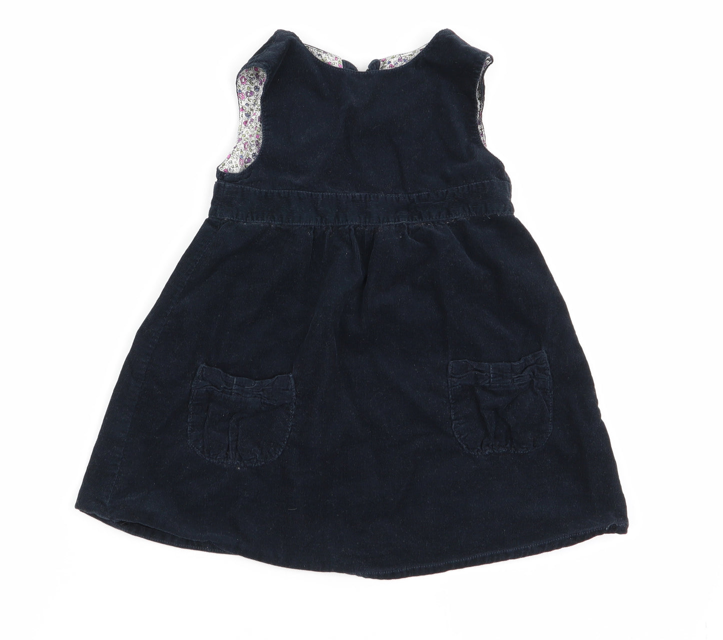 JoJo Maman Bébé Girls Blue   Fit & Flare  Size 2-3 Years