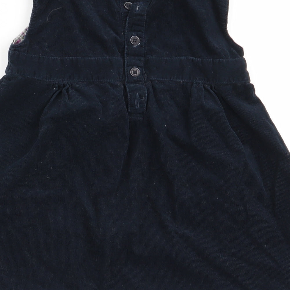 JoJo Maman Bébé Girls Blue   Fit & Flare  Size 2-3 Years