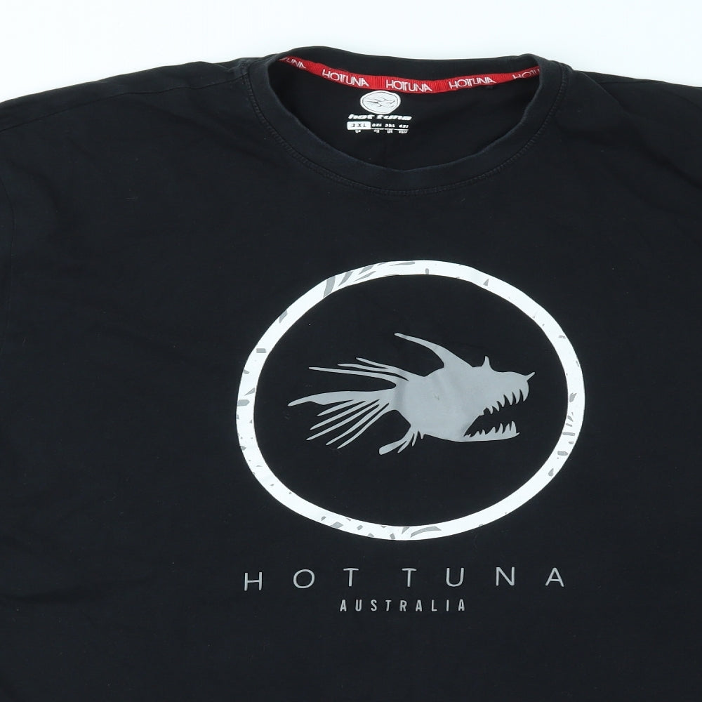Hot Tuna Mens Black    T-Shirt Size 3XL