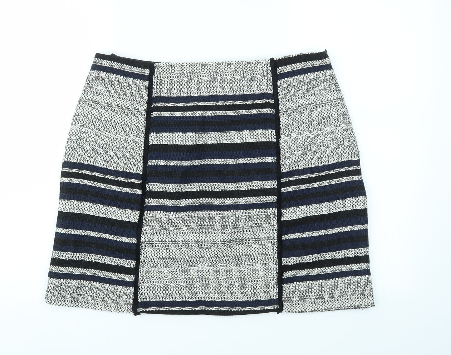 Papaya Womens Multicoloured Geometric  Flare Skirt Size 14