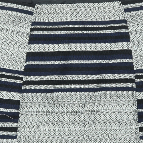Papaya Womens Multicoloured Geometric  Flare Skirt Size 14