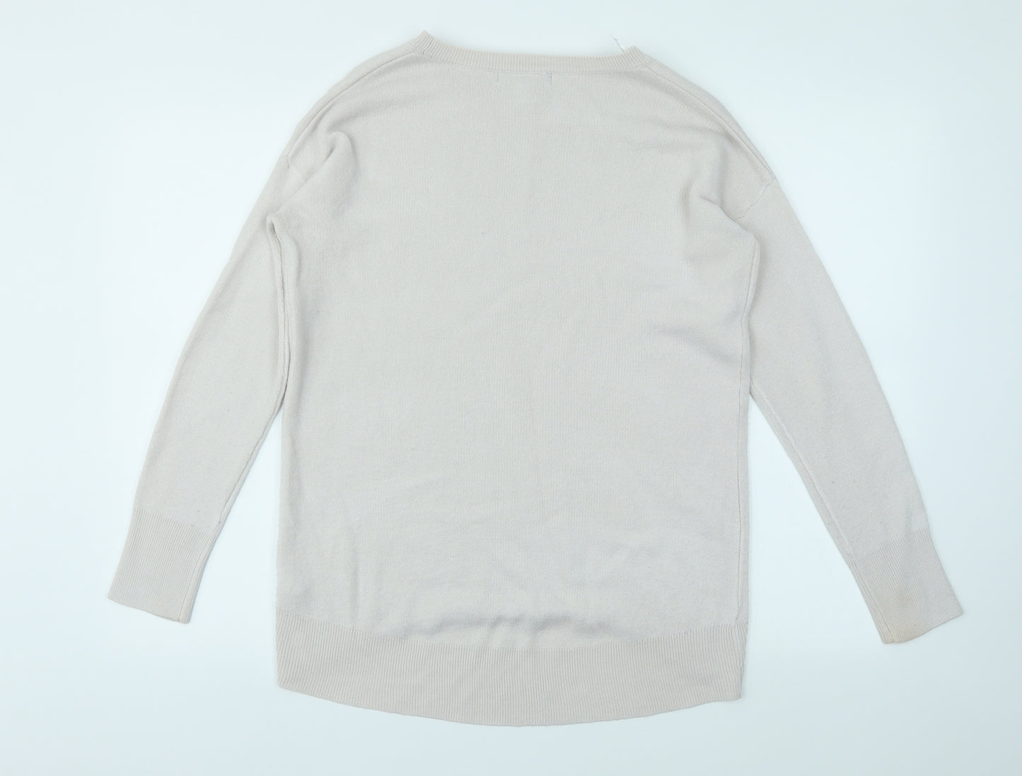 Primark Womens Ivory   Pullover Jumper Size XS
