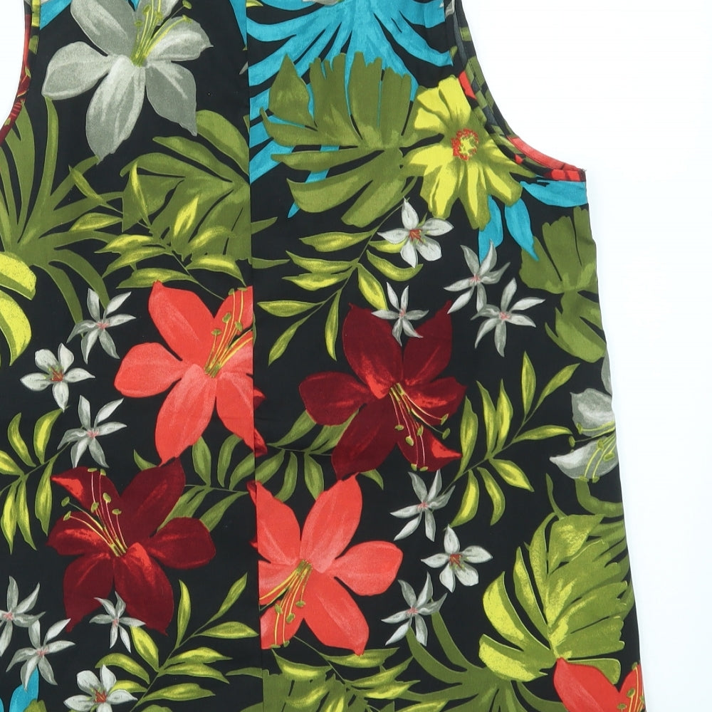 PEP&CO Womens Multicoloured Floral  Basic Blouse Size 12
