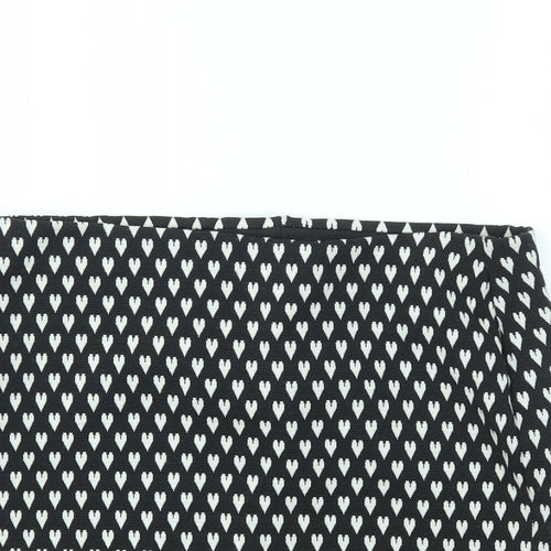 Primark Womens Multicoloured Geometric  A-Line Skirt Size 16  - stretch waistband