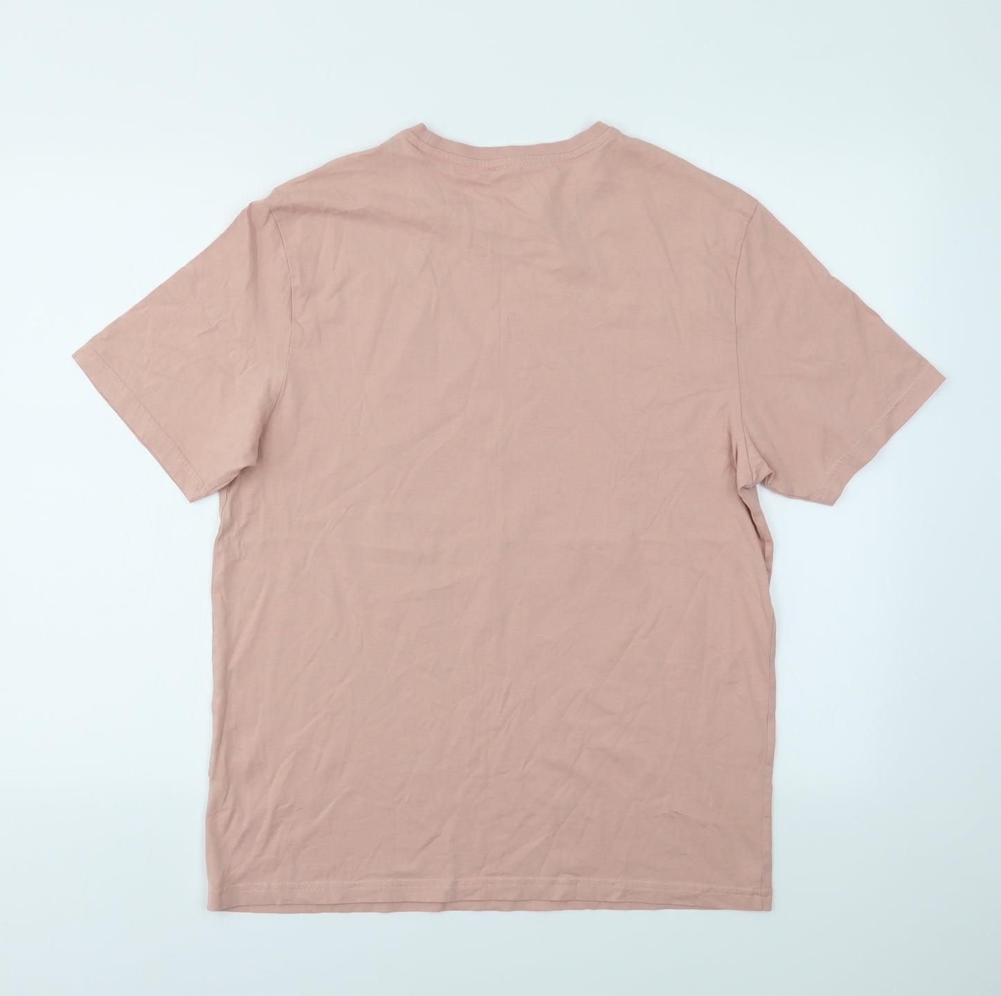 M&S Mens Pink    T-Shirt Size M