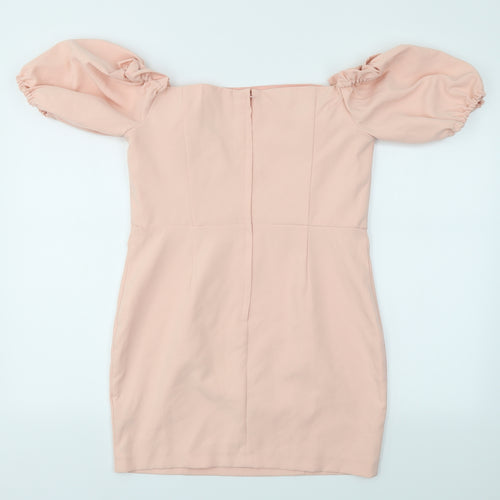 Miss Selfridge Womens Pink   Fit & Flare  Size 12