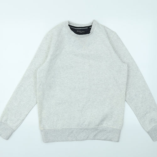 Brave Soul Mens Grey   Pullover Jumper Size M