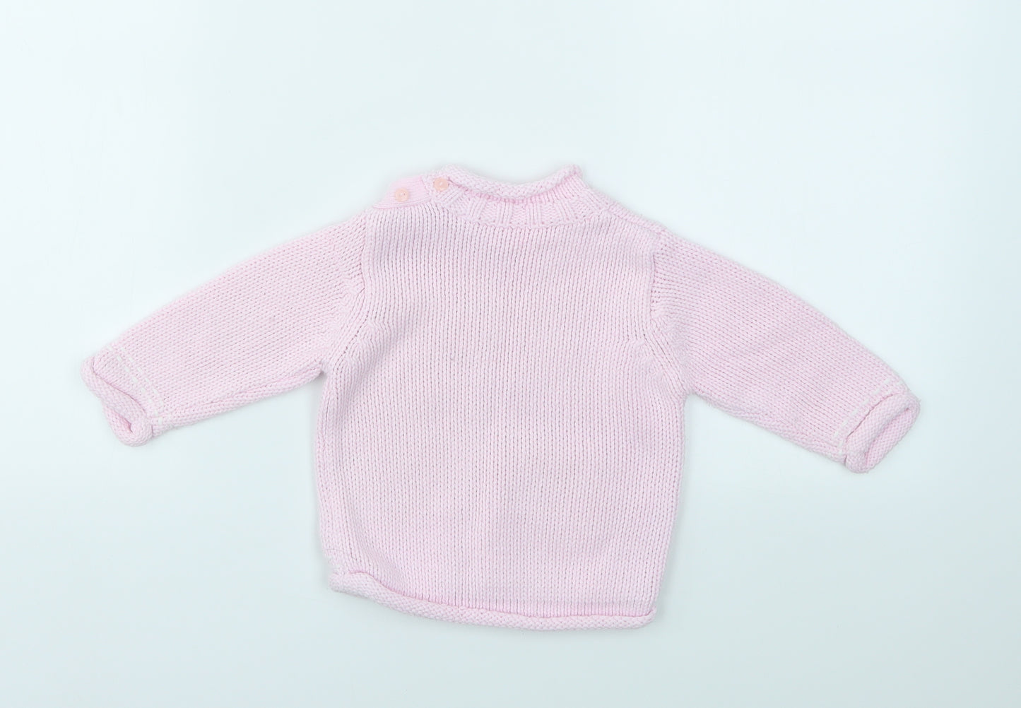 Matalan Girls Pink   Pullover Jumper Size 3-6 Months