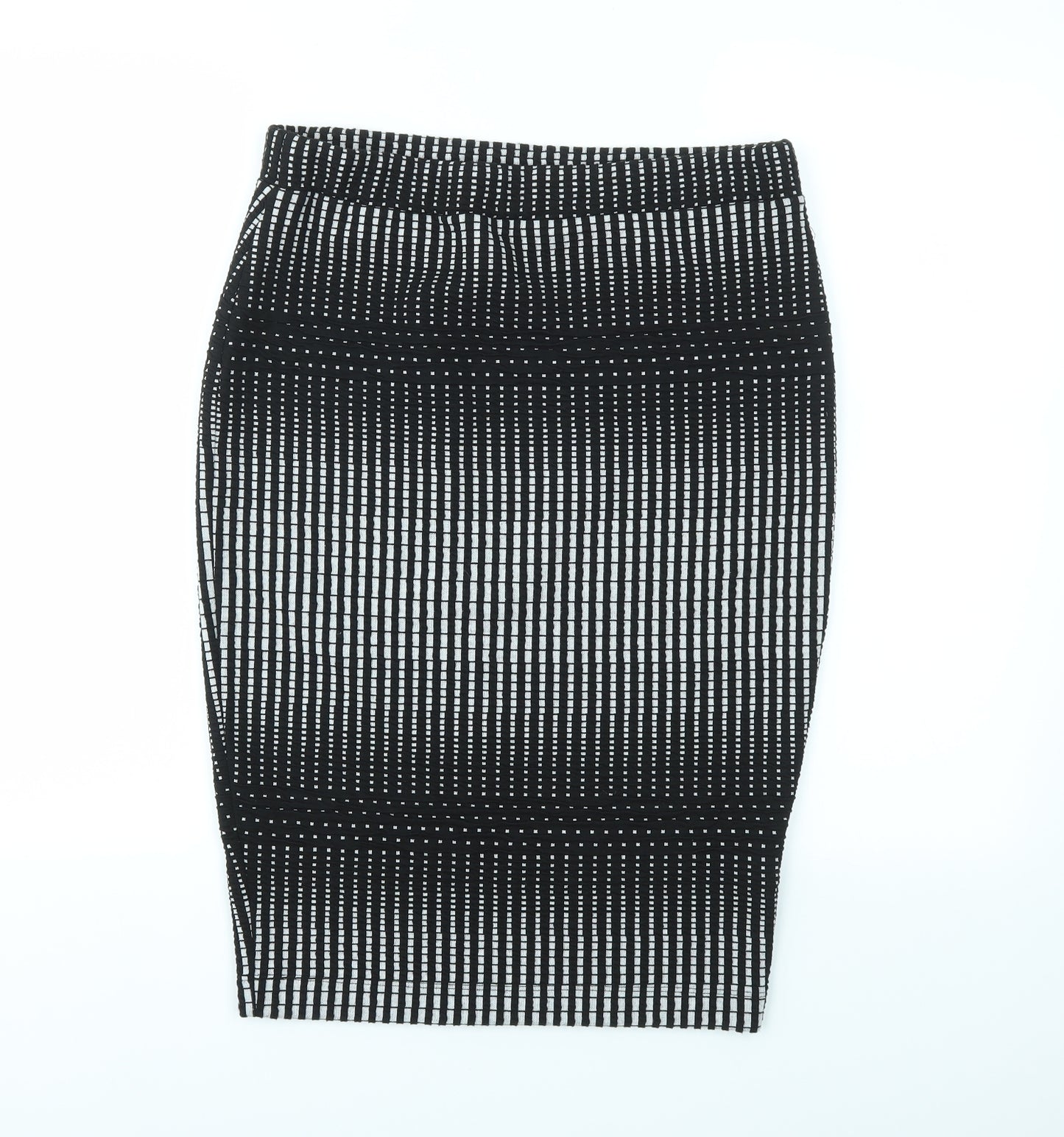 French Connection Womens Multicoloured Geometric  A-Line Skirt Size 12  - stretch waistband