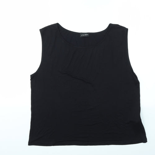 James Lakeland Womens Black   Basic T-Shirt Size L