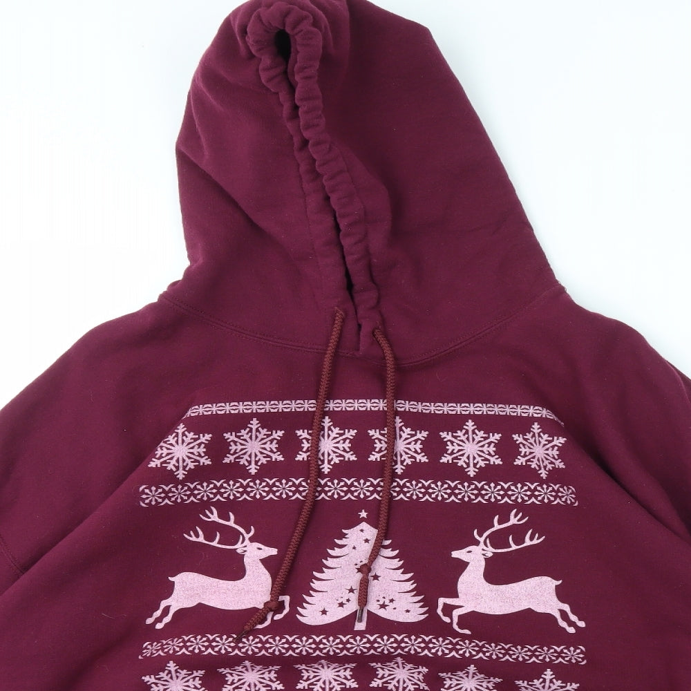 Gildan Mens Purple   Pullover Hoodie Size 2XL