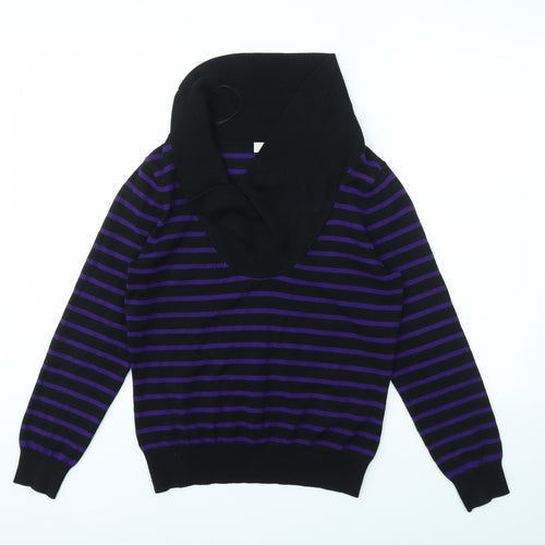 CC Womens Multicoloured Striped  Pullover Jumper Size M