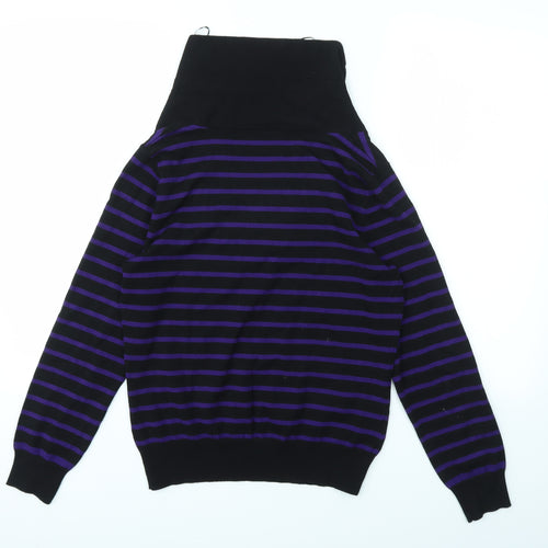 CC Womens Multicoloured Striped  Pullover Jumper Size M