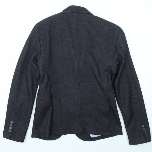 Zara Mens Blue   Jacket Blazer Size 36