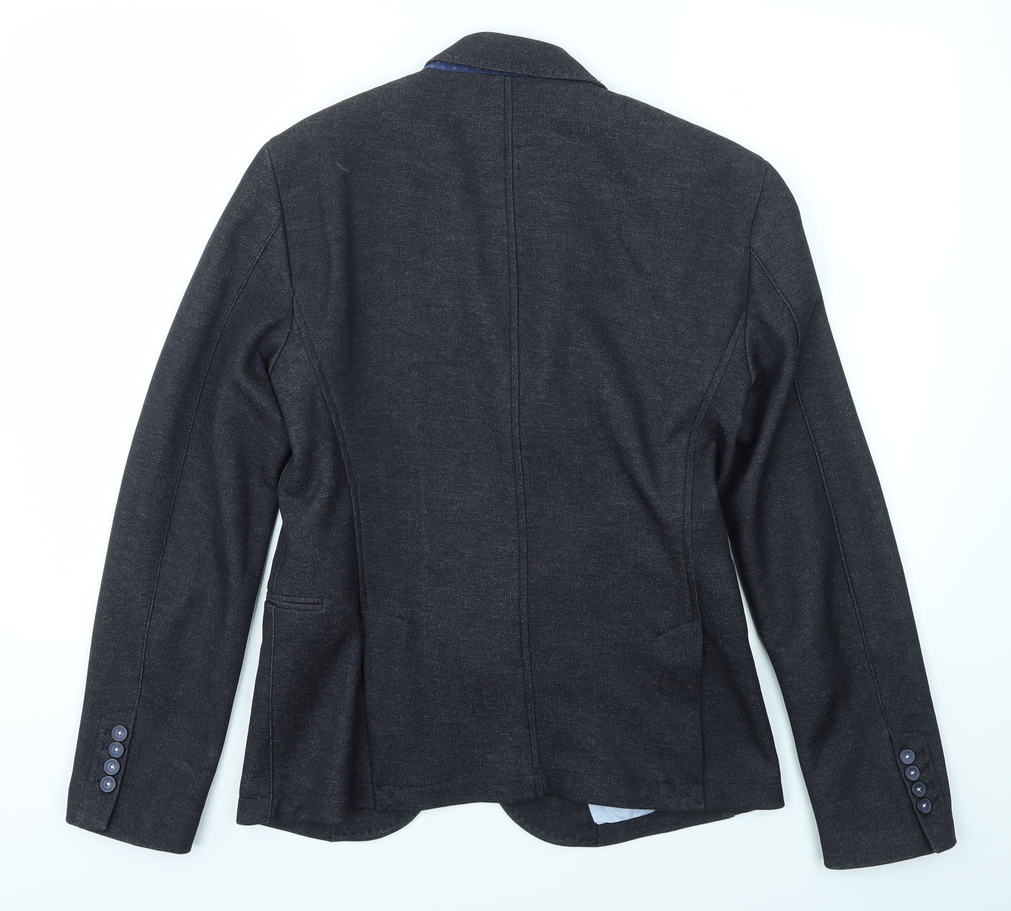 Zara Mens Blue   Jacket Blazer Size 36
