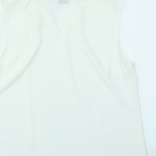 paraphase Womens White   Basic Blouse Size L