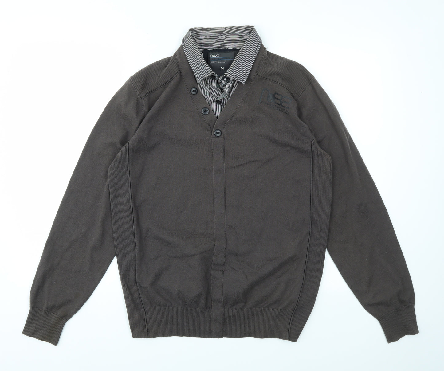 NEXT Mens Brown   Pullover Hoodie Size M
