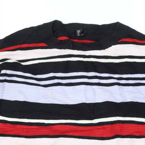 H&M Womens Multicoloured Striped  Pullover Jumper Size S