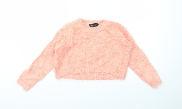 Club L Womens Pink   Pullover Jumper Size S