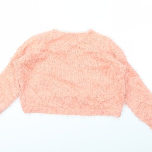 Club L Womens Pink   Pullover Jumper Size S