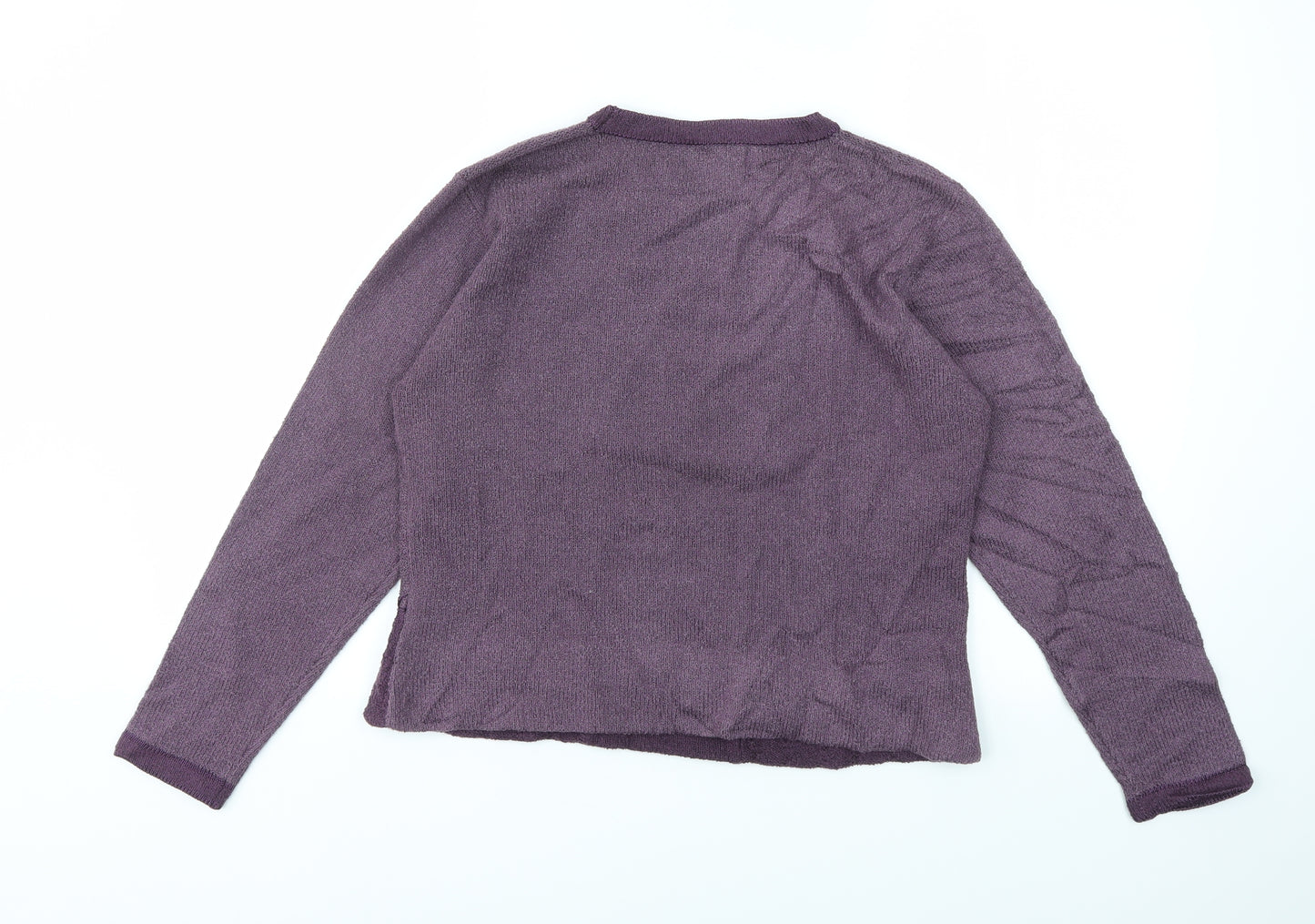 Jessica Graaf Womens Purple   Pullover Jumper Size S