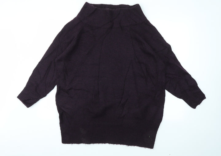 New Look Womens Purple Pullover Jumper Size L