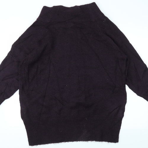 New Look Womens Purple   Pullover Jumper Size L