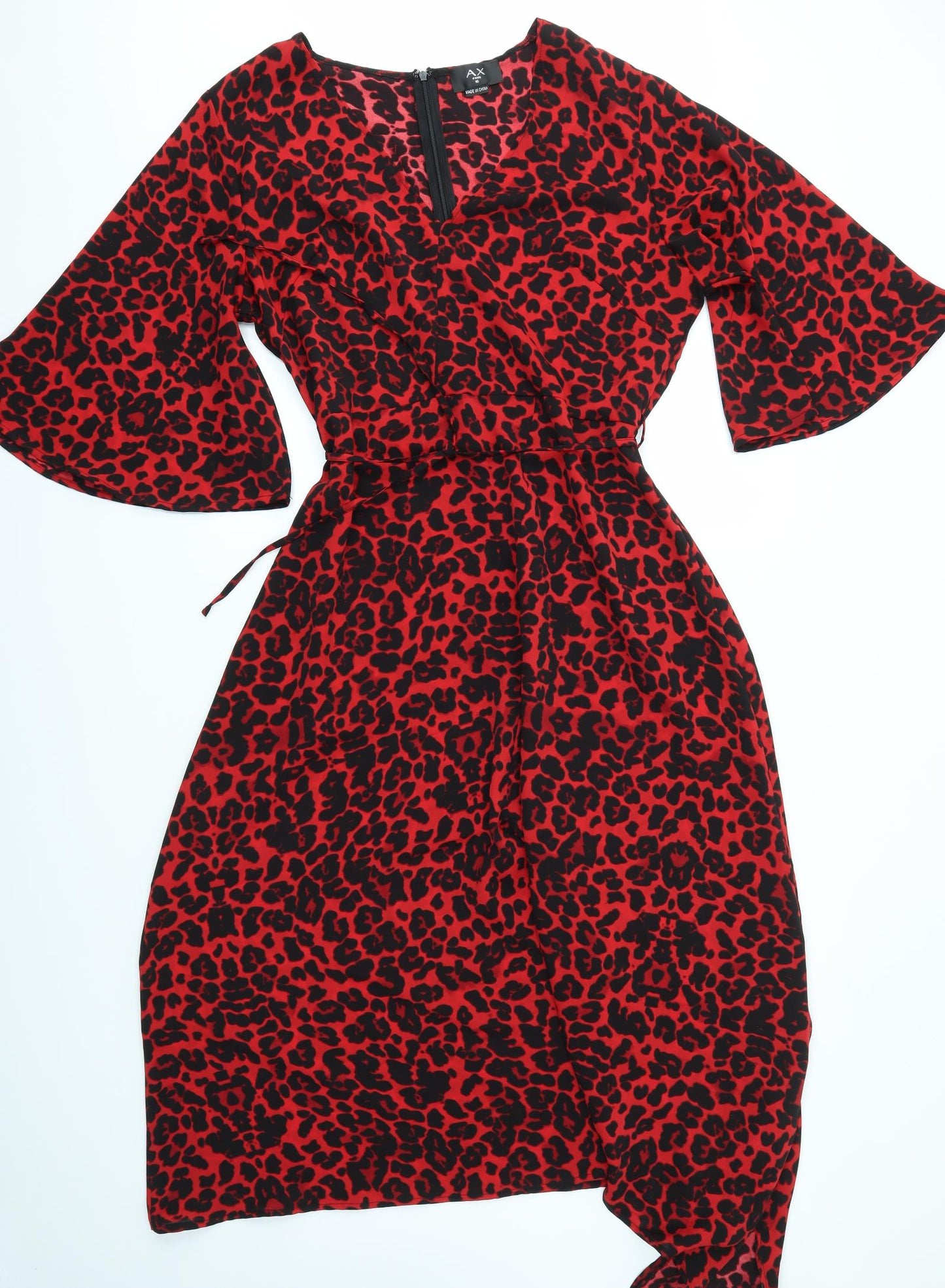 AX Womens Multicoloured Animal Print  Fit & Flare  Size 16