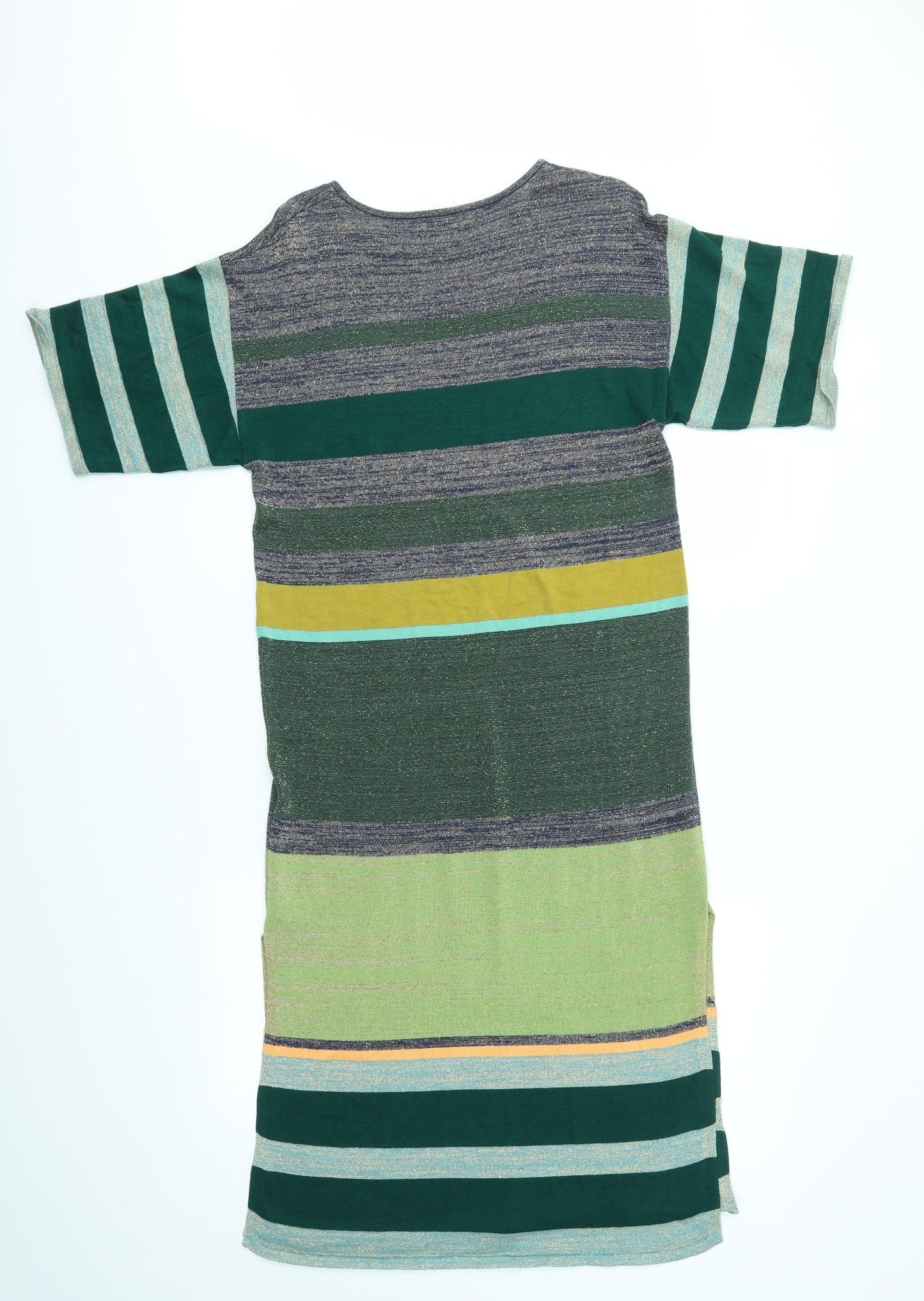 H&M Womens Multicoloured Striped  Fit & Flare  Size XS