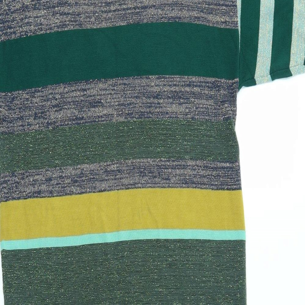 H&M Womens Multicoloured Striped  Fit & Flare  Size XS