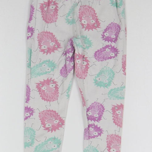 Very Girls White Geometric  Top Pyjama Pants Size 6 Years  - MONSTER