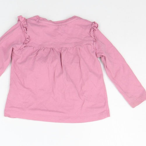 George Baby Pink   Basic T-Shirt Size 12-18 Months