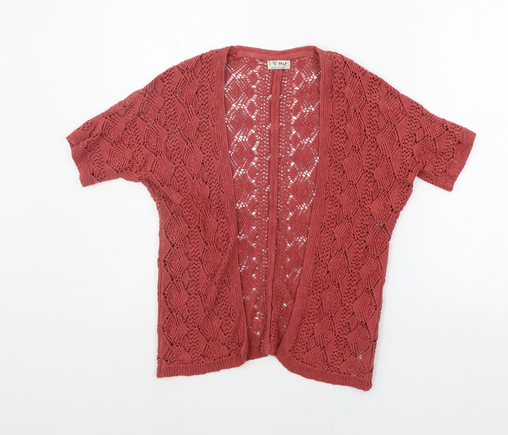 NEXT Girls Red Cardigan Jumper Size 3-4 Years